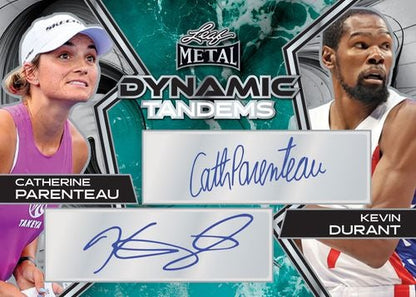 2024 Leaf Metal Pickleball Cards - Catherine Parenteau_Kevin Durant