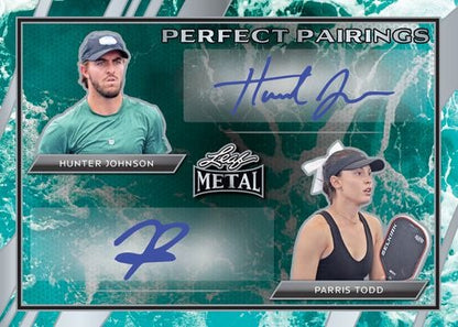 2024 Leaf Metal Pickleball Cards - Hunter Johnson_Parris Todd