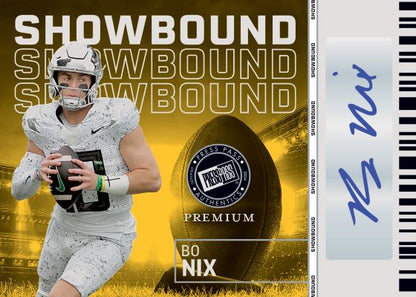 2024 Leaf Press Pass Premium Football Cards -  Bo Nix