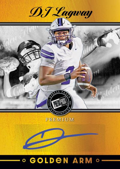2024 Leaf Press Pass Premium Football Cards -  DJ Lagway