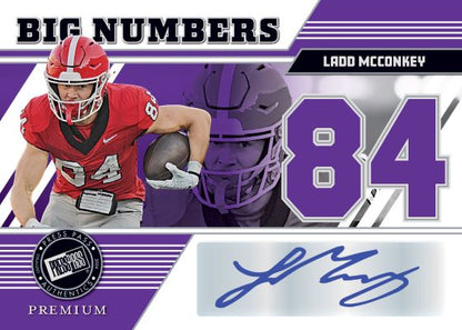 2024 Leaf Press Pass Premium Football Cards -  Ladd McConkey