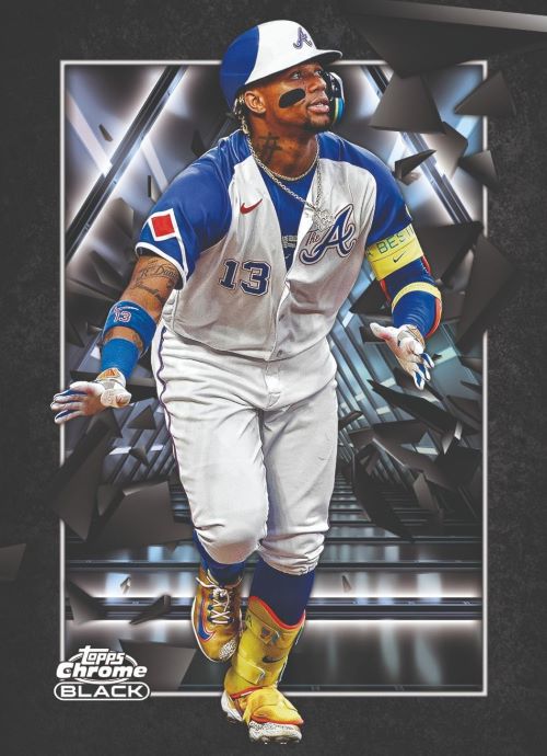 2024 Topps Chrome Black Baseball Cards - Acuna