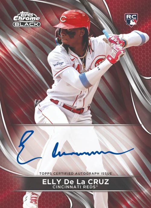 2024 Topps Chrome Black Baseball Cards-Elly De La Cruz