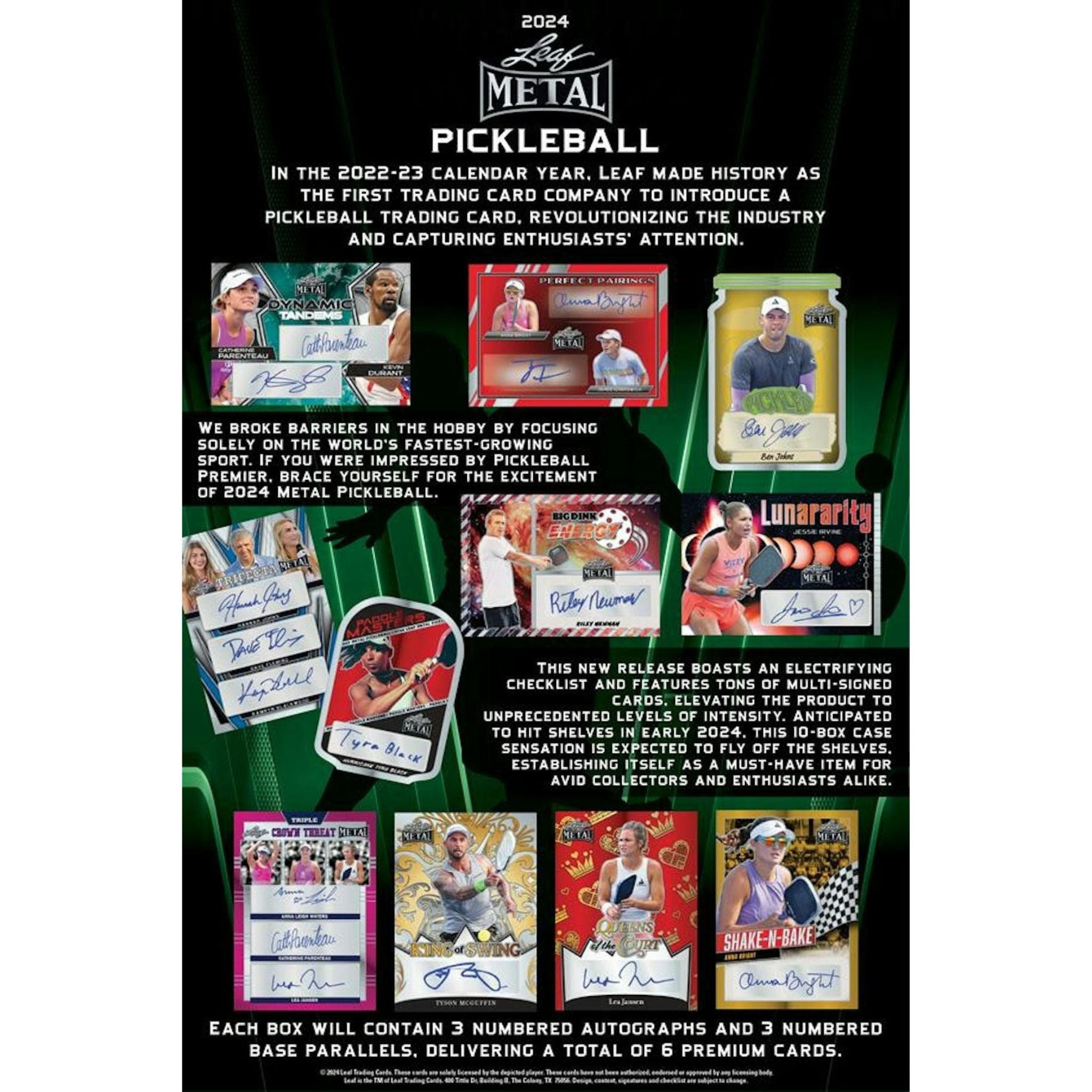 2024 Leaf Metal Pickleball Hobby Box