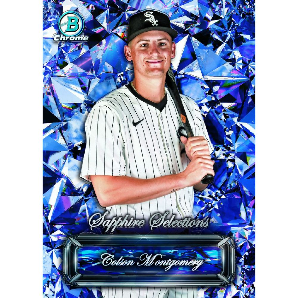 2024 Bowman Chrome Sapphire Baseball Cards - Colson Montgomery