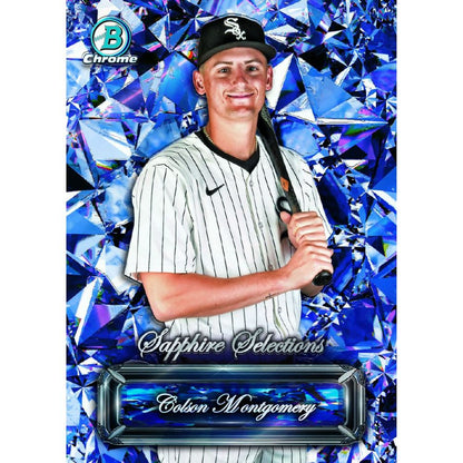 2024 Bowman Chrome Sapphire Baseball Cards - Colson Montgomery