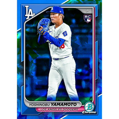 2024 Bowman Chrome Sapphire Baseball Cards - Yoshinobu Yamamoto