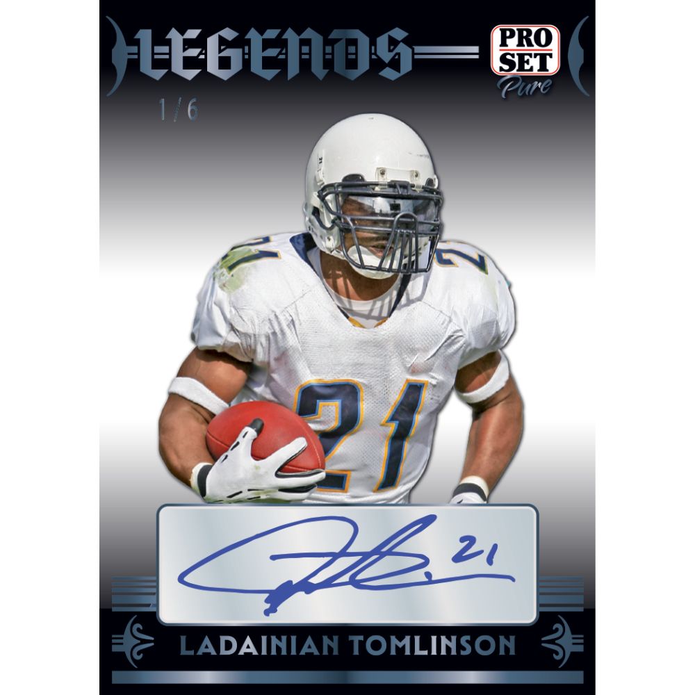 2024 Leaf Pro Set Pure Football Cards - Ladainian Tomlinson