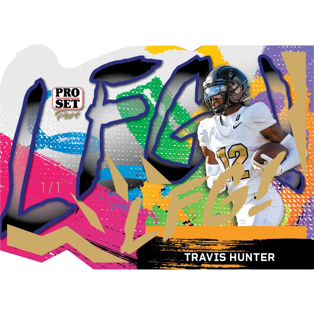 2024 Leaf Pro Set Pure Football Cards - Travis Hunter
