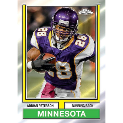 2024 Topps Chrome Football Cards - Adrian Peterson