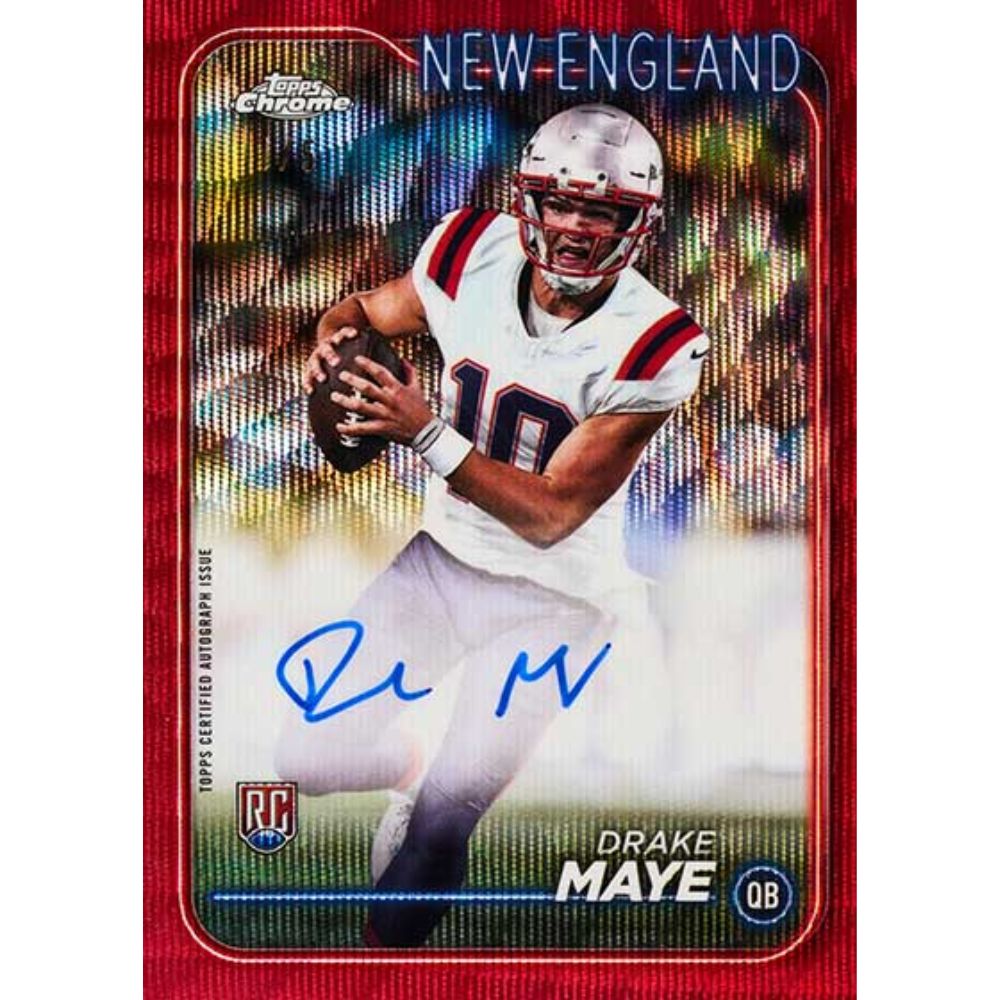 2024 Topps Chrome Football Cards - Drake Maye