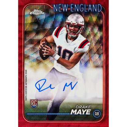 2024 Topps Chrome Football Cards - Drake Maye