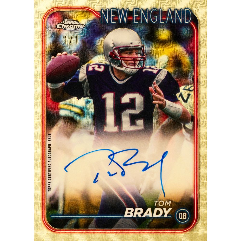 2024 Topps Chrome Football Cards - Tom Brady