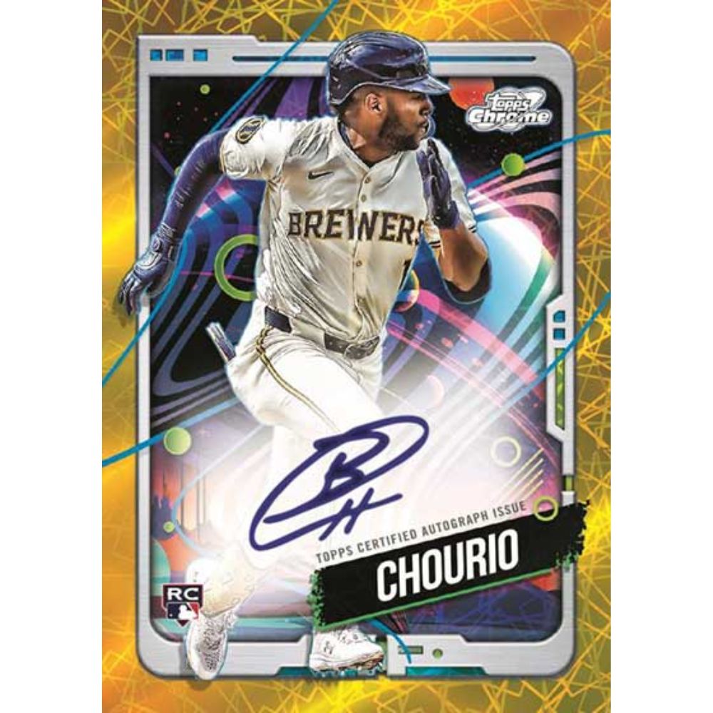 2024 Topps Cosmic Chrome Baseball Cards-Chourio Auto