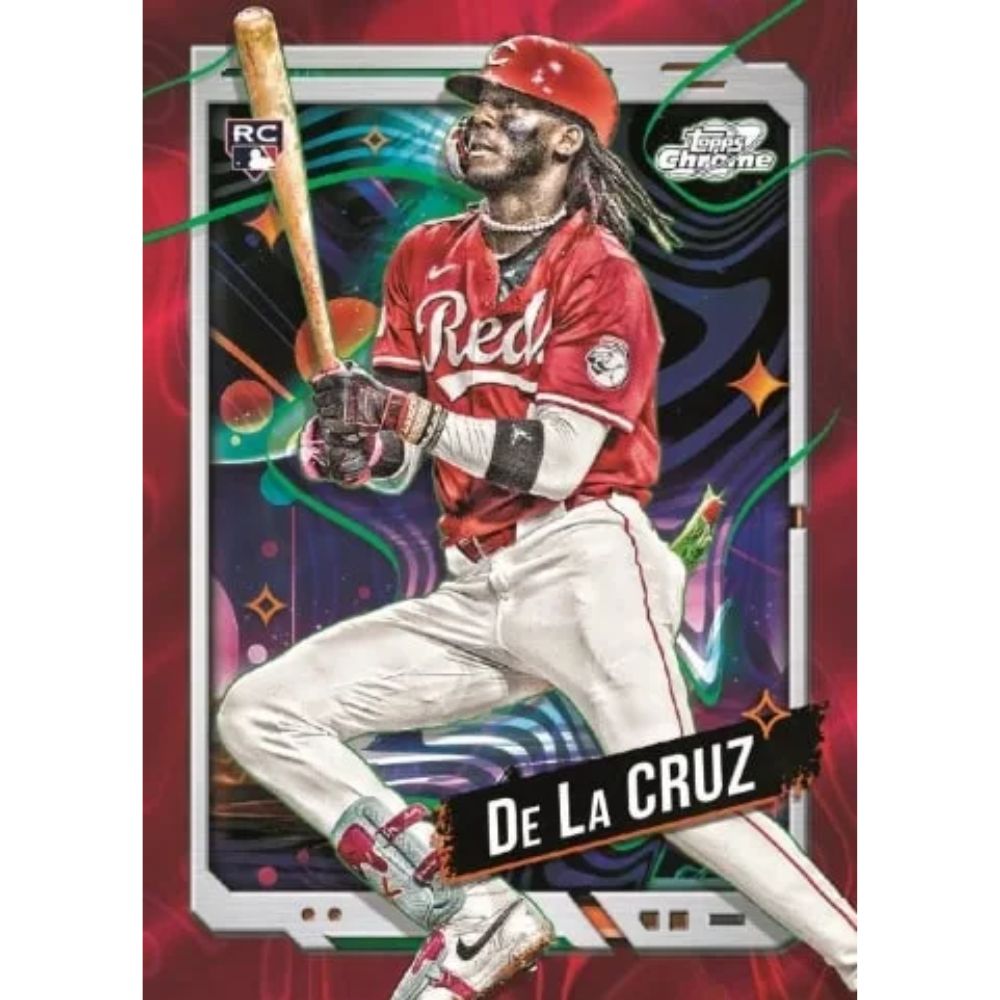 2024 Topps Cosmic Chrome Baseball Cards-De La Cruz