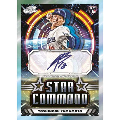 2024 Topps Cosmic Chrome Baseball Cards-Yoshinobu Yamamoto Auto