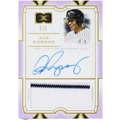 2024 Topps Definitive Baseball Cards - Alex Rodriguez