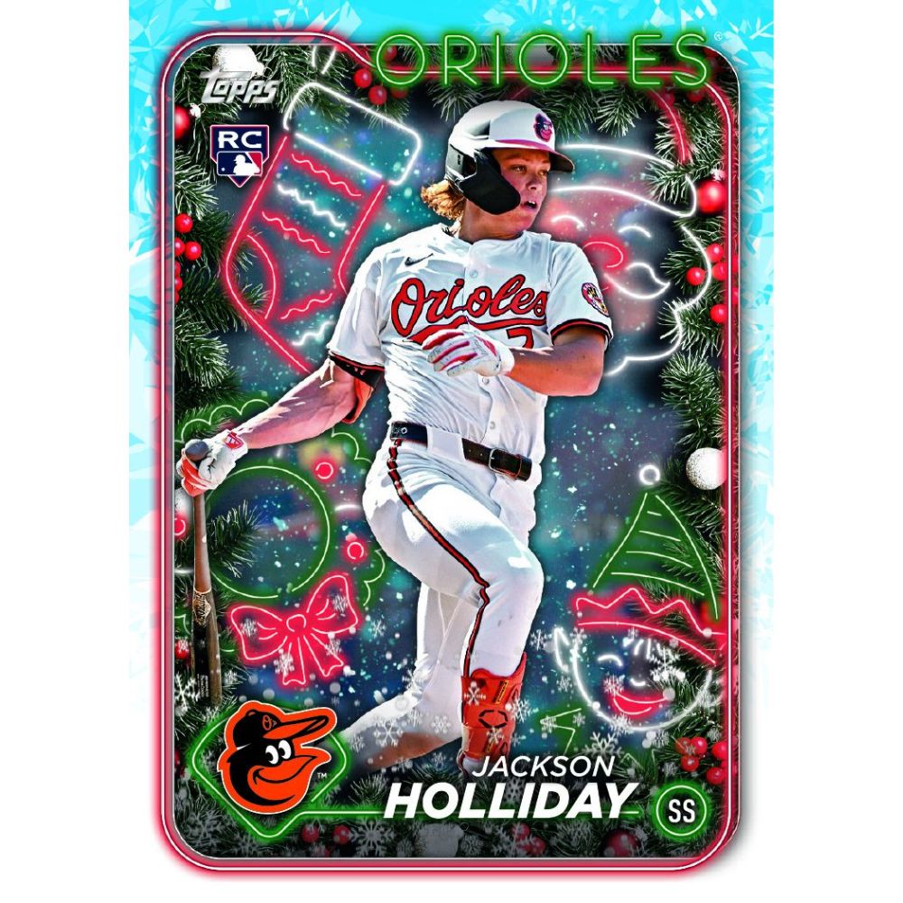 2024 Topps Holiday Baseball Cards - Jackson Holliday