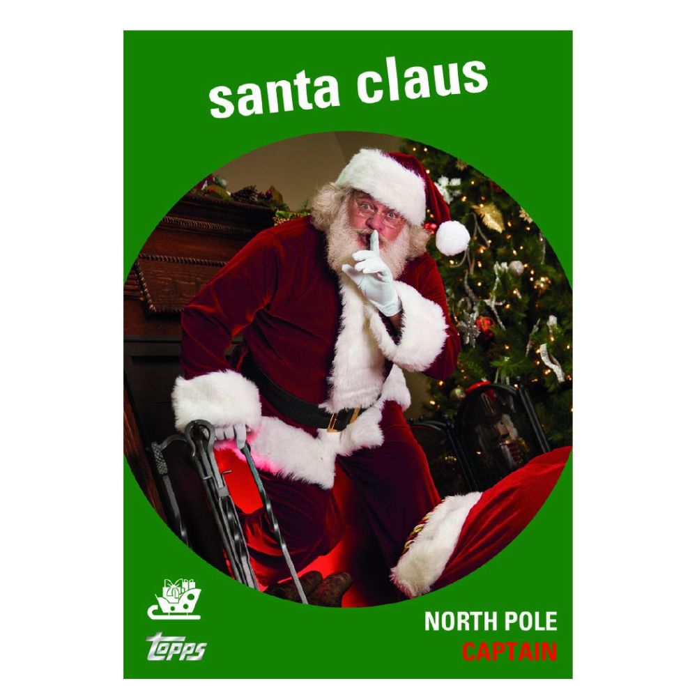 2024 Topps Holiday Baseball Cards - Santa Claus