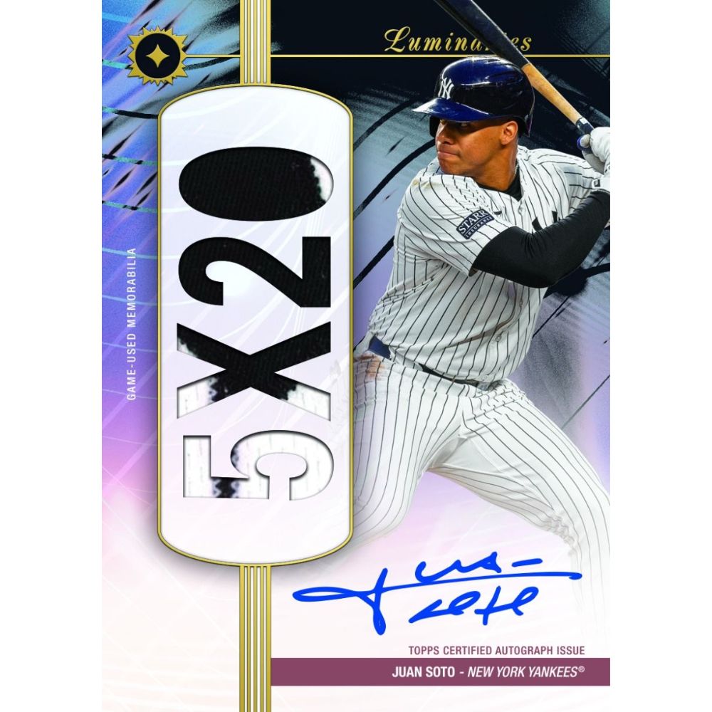 2024 Topps Luminaries Baseball Cards - Juan Soto