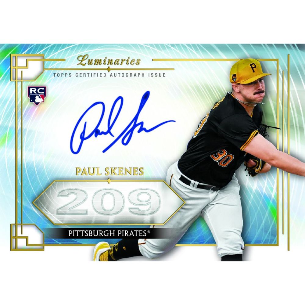 2024 Topps Luminaries Baseball Cards - Paul Skenes