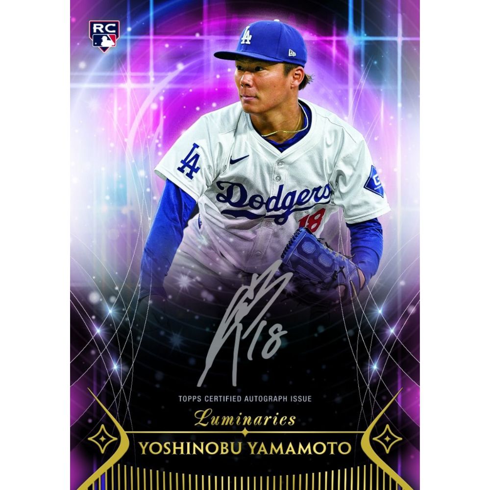 2024 Topps Luminaries Baseball Cards - Yoshinobu Yamamoto