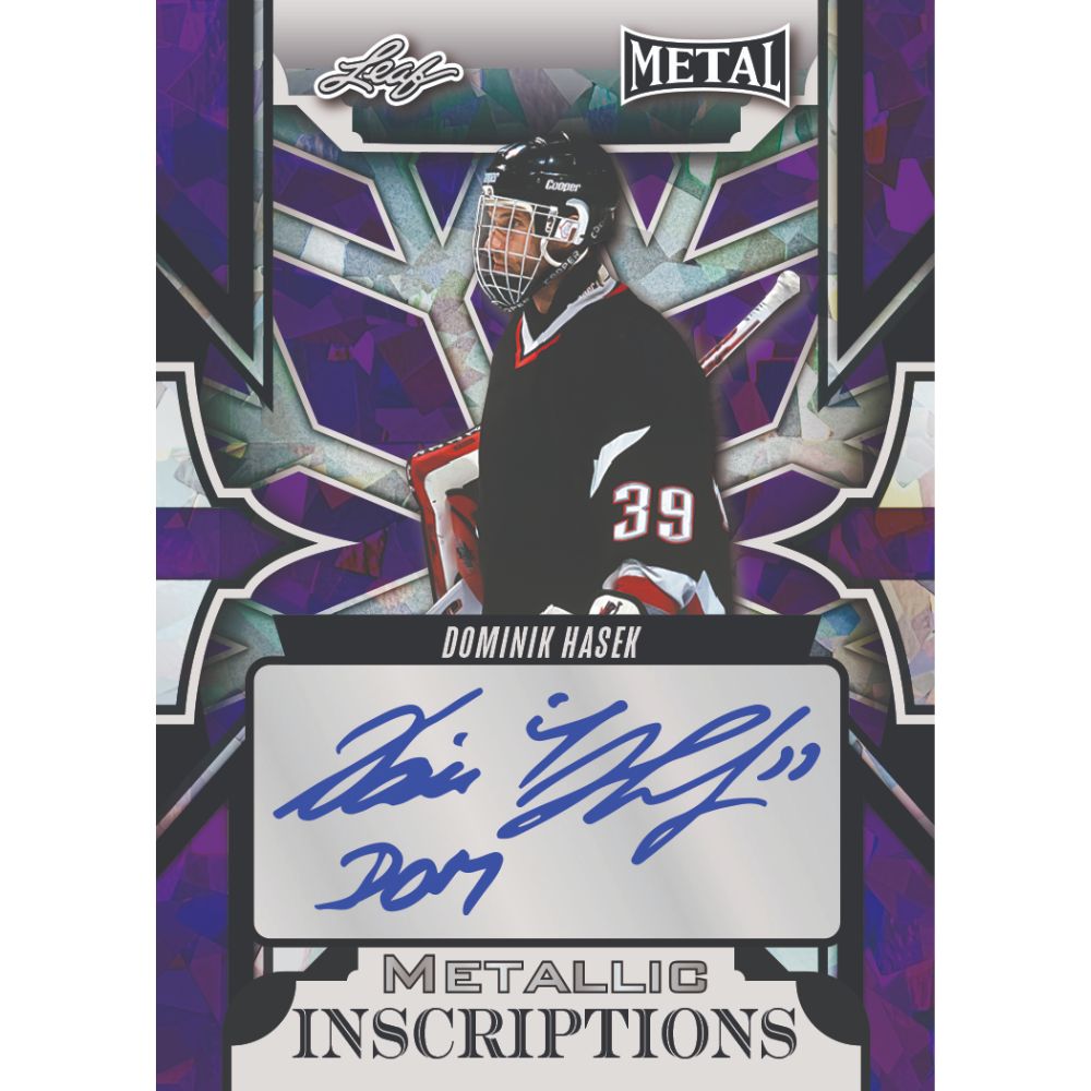 2025 Leaf Metal Legends Hockey Cards - Dominik Hasek
