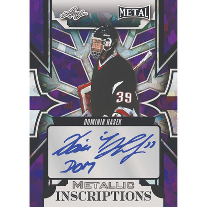 2025 Leaf Metal Legends Hockey Cards - Dominik Hasek