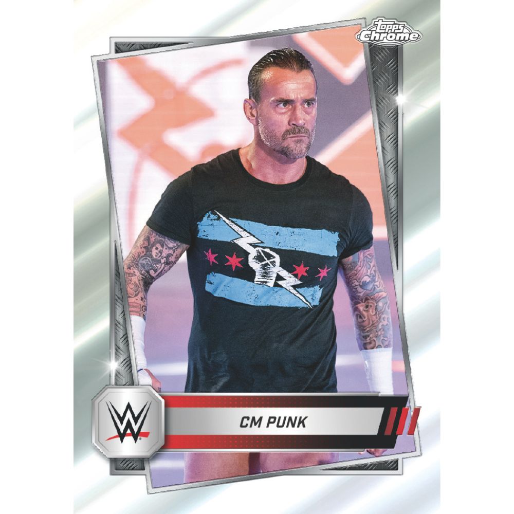 2025 Topps Chrome WWE Cards - CM Punk