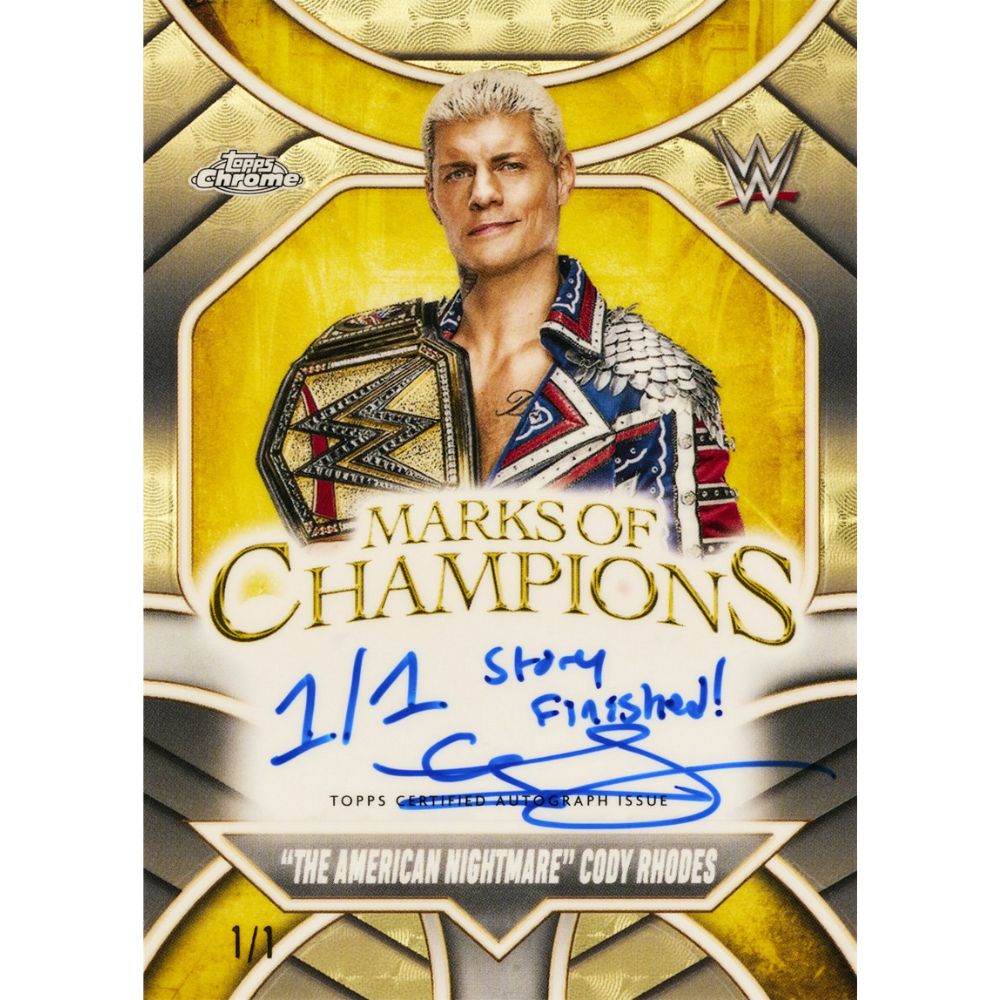 2025 Topps Chrome WWE Cards - Cody Rhodes