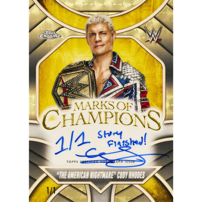2025 Topps Chrome WWE Cards - Cody Rhodes