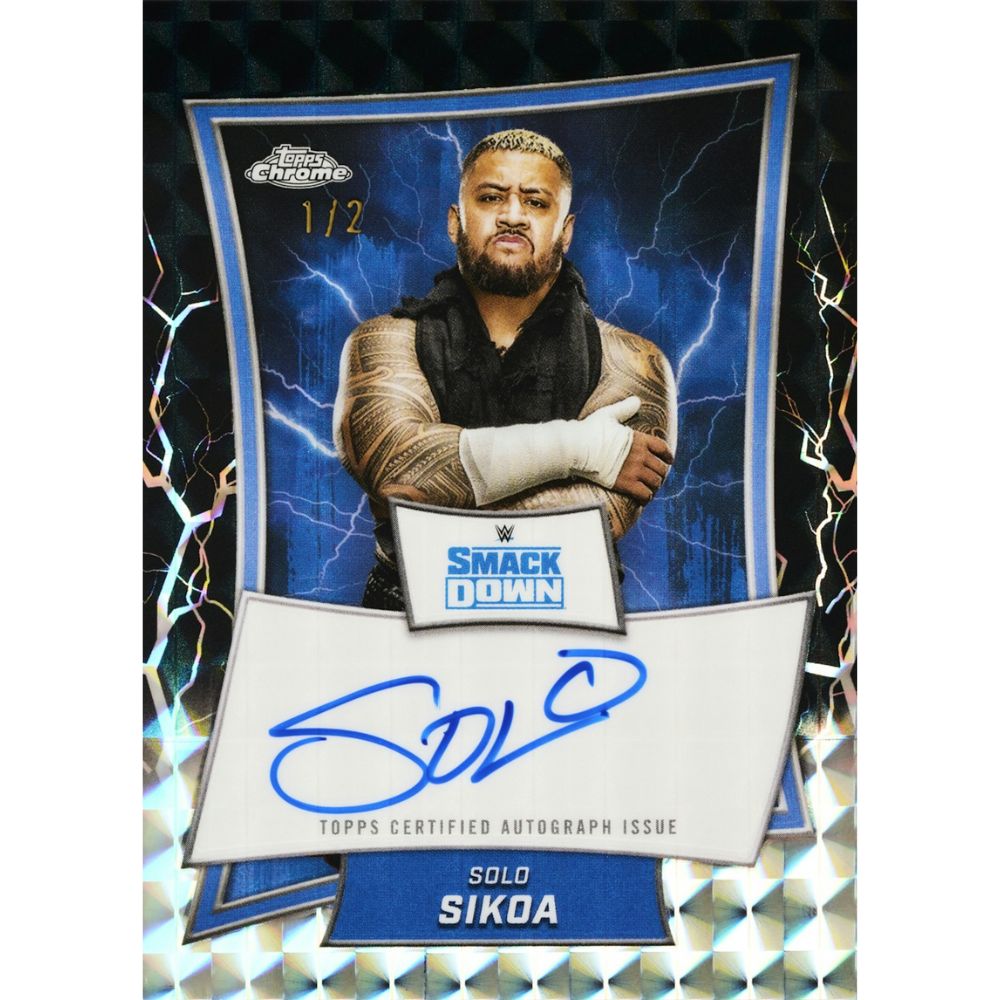 2025 Topps Chrome WWE Cards - Solo Sikoa