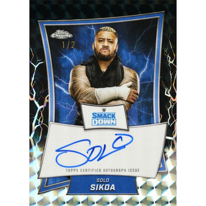 2025 Topps Chrome WWE Cards - Solo Sikoa