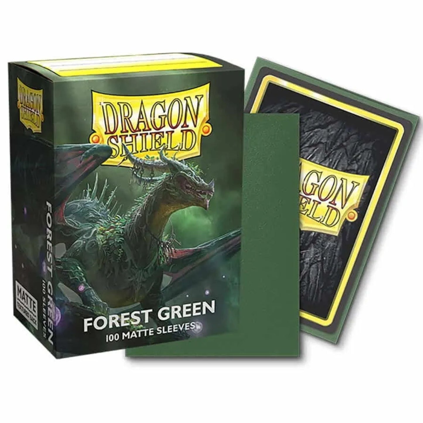 Dragon Shield Sleeves Standard Matte Forest Green