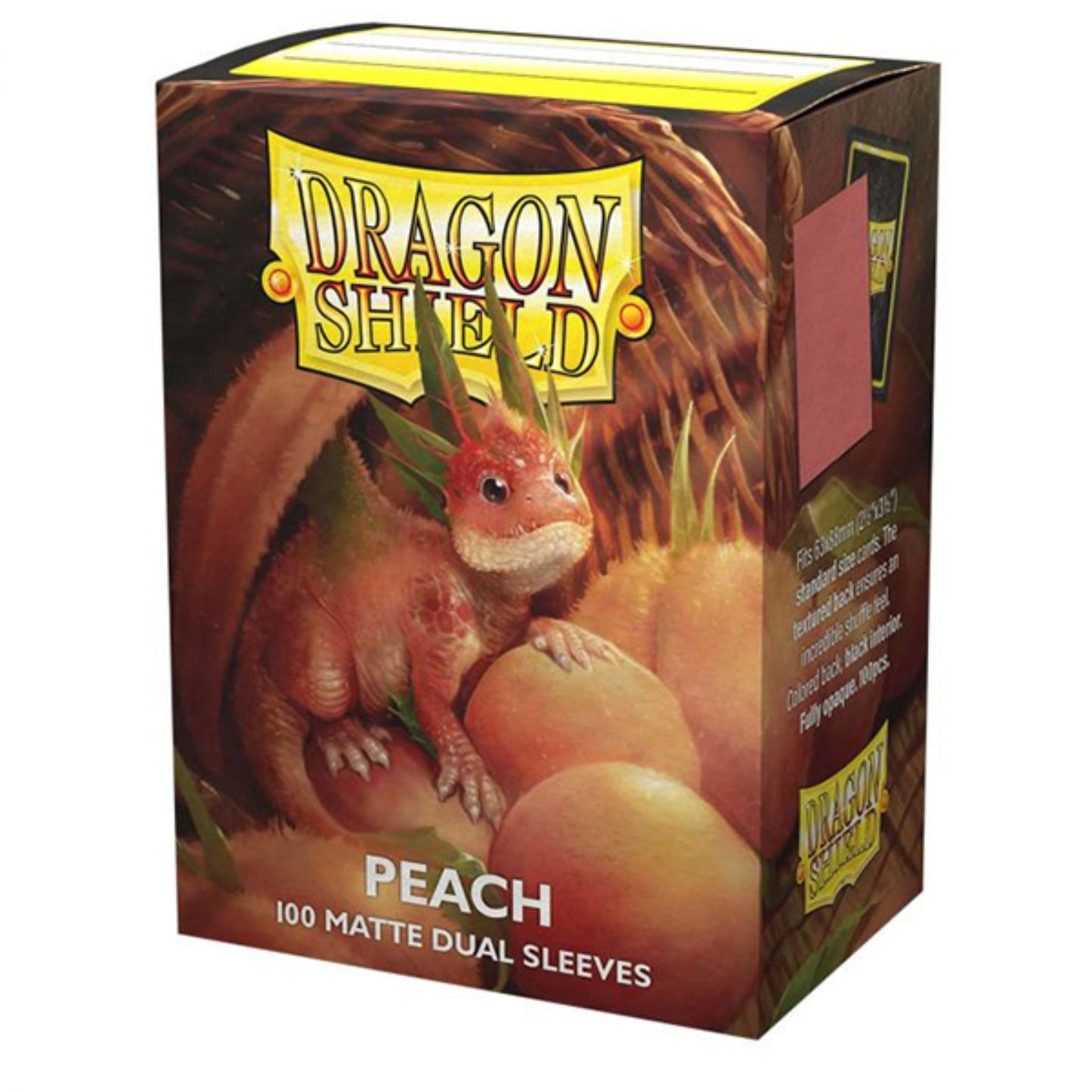 Dragon Shield Sleeves Standard Dual Matte Peach