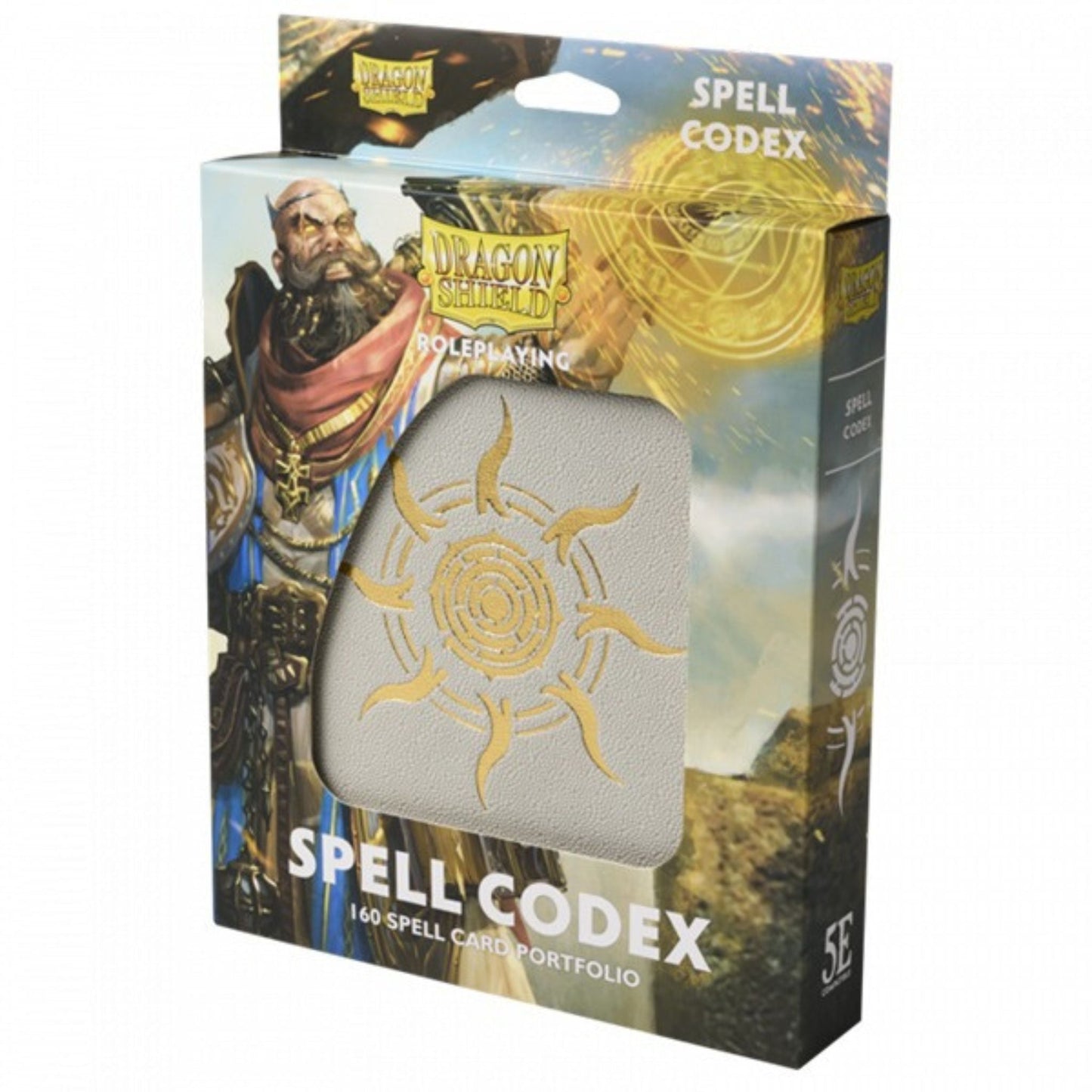 Dragon Shield Binder Spell Codex Portfolio 160 Ashen White