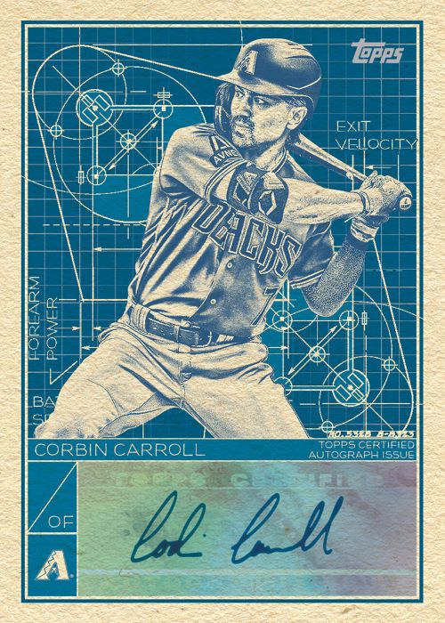 2024 Topps Series 1 Baseball Cards-Corbin Carroll Blueprint