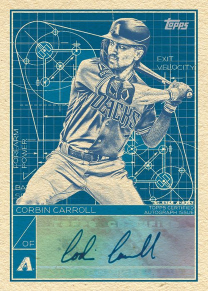2024 Topps Series 1 Baseball Cards-Corbin Carroll Blueprint