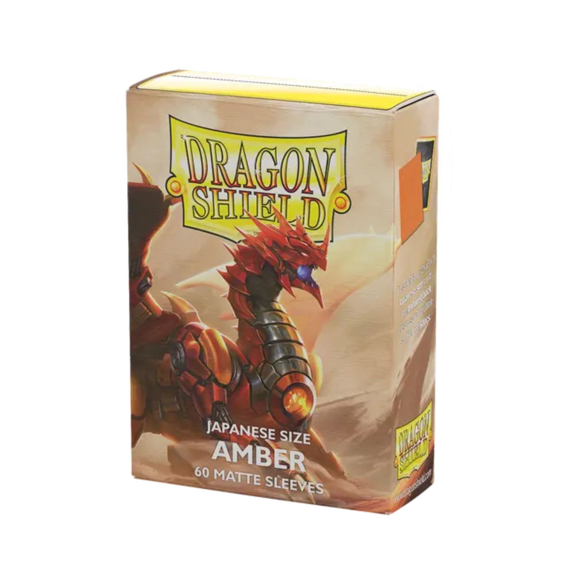 Dragon Shield Japanese Matte Amber Sleeves