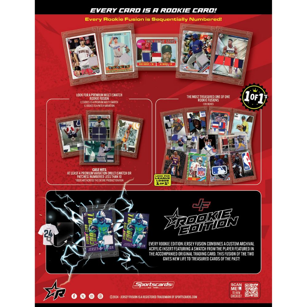 Jersey Fusion Rookie Edition Hobby Box