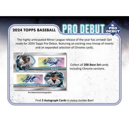 2024 Topps Pro Debut Baseball Jumbo Box