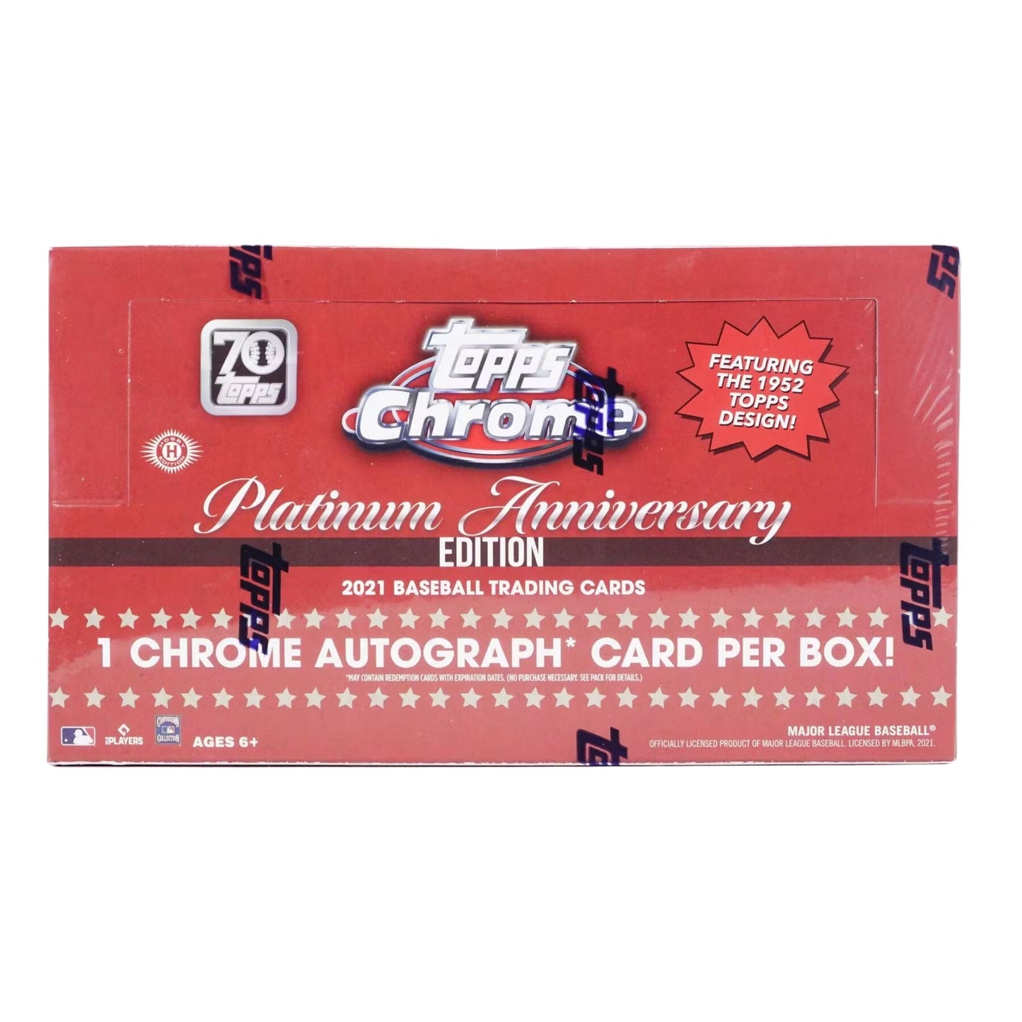 2021 Topps Chrome Platinum Anniversary Baseball Hobby Box