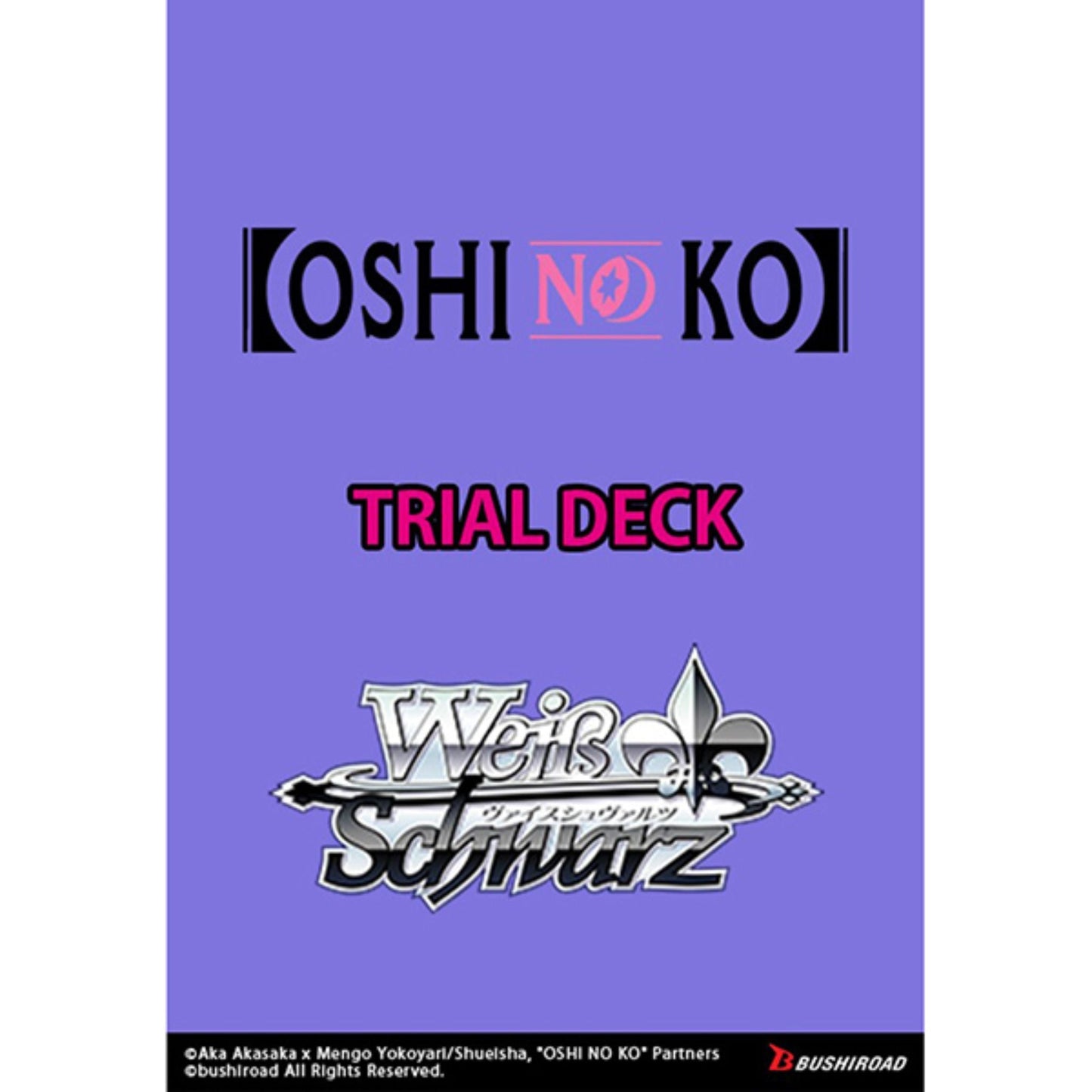 Weiss Schwarz Oshi No Ko Trial Deck