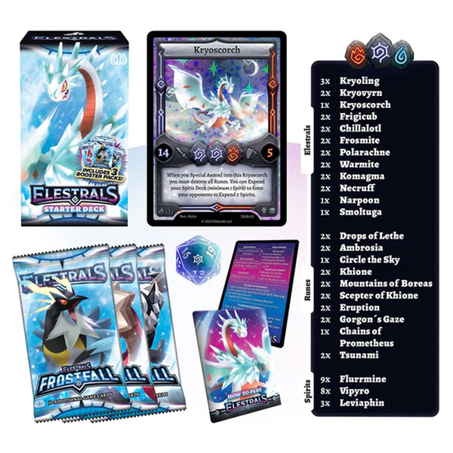 Elestrals Frostfall Starter Deck Kryoscorch