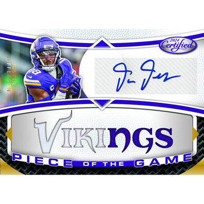 2024 Panini Certified Football Cards - Justin Jefferson