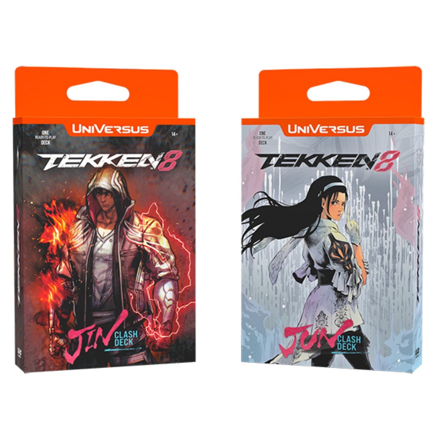 UniVersus Tekken Clash Deck Display Jin & Jun (8 decks)