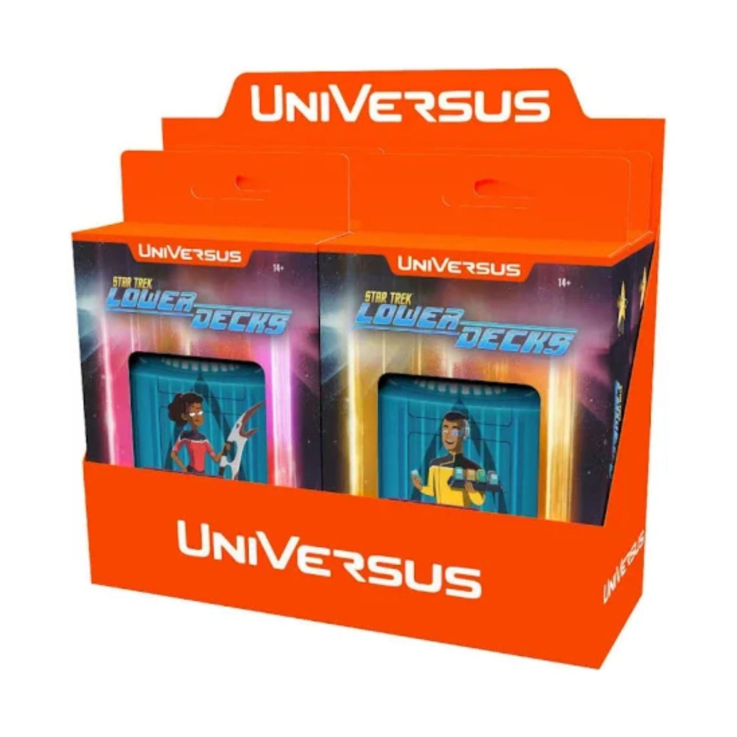 UniVersus Challenger Series Star Trek Lower Decks Display (4 Decks)