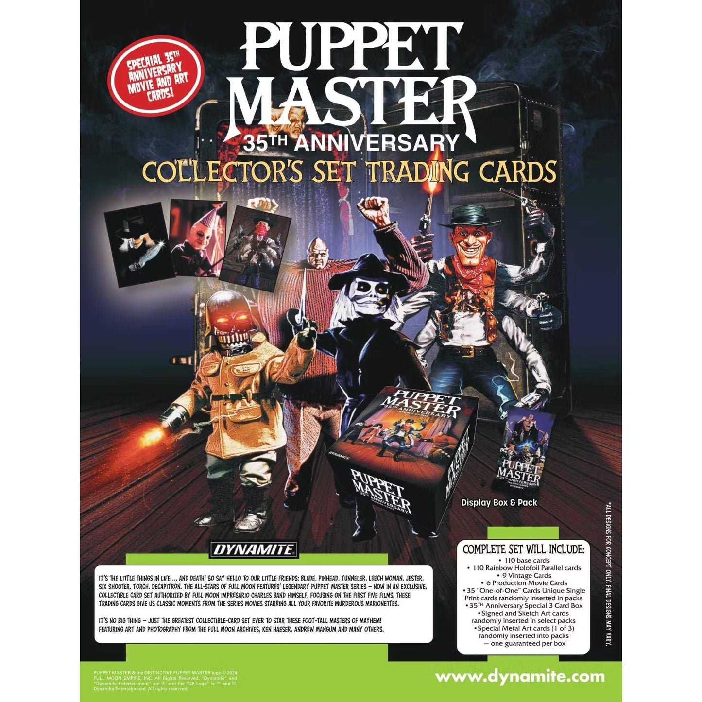 Puppet Master 35th Anniversary Collector Trading Card Hobby Box