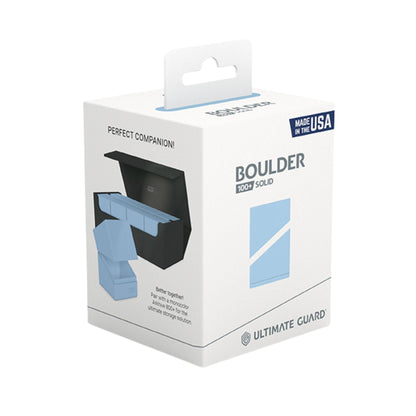 Ultimate Guard Boulder 100+ Standard Solid Baby Blue Deck Case