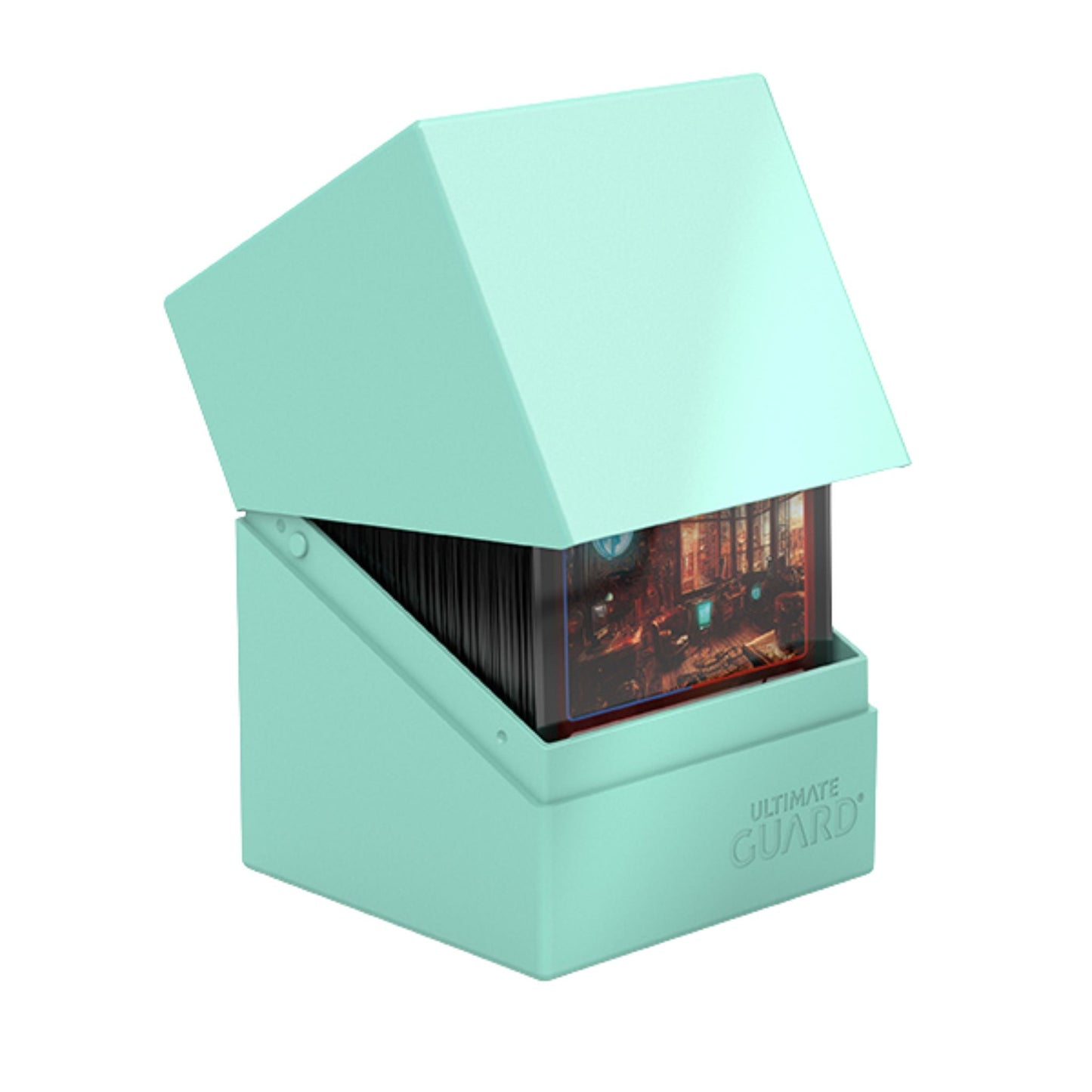 Ultimate Guard Boulder 100+ Standard Solid Mint Green Deck Case